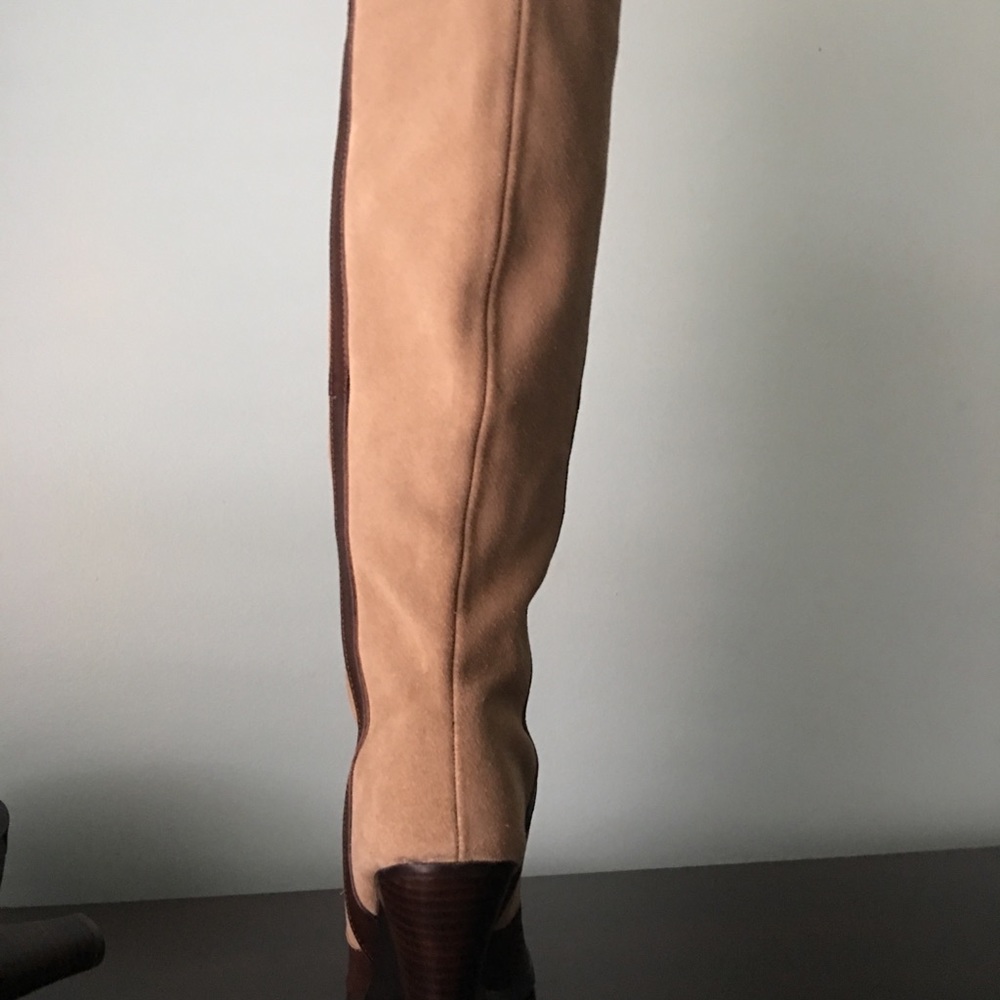 Colin Stuart suede high knee boots